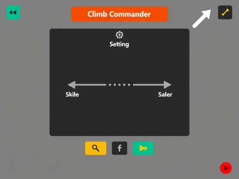 Climb Commander Game Controls Climb Commander Controls Screen
